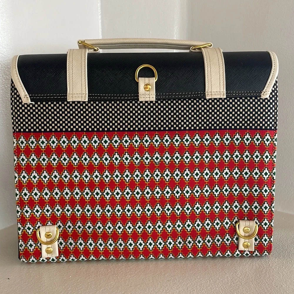 NEW Fabric Pattern Fashion Trendy Briefcase and Back Pack.